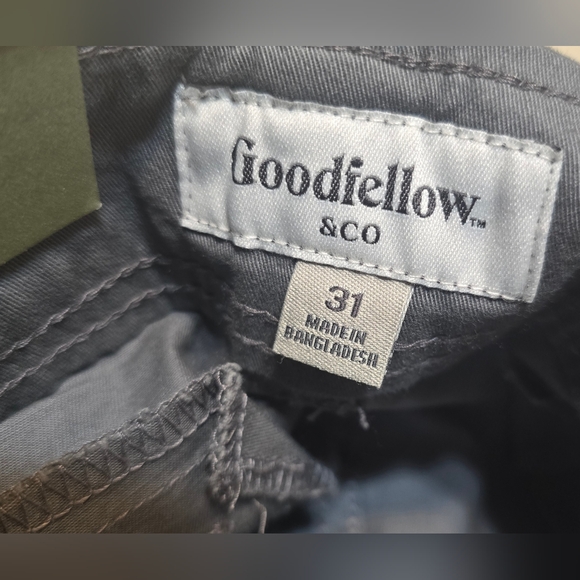Goodfellow & Co Men's 31'" W x 11" Inseam Charcoal Grey Cargo Shorts NWT - Picture 6 of 10